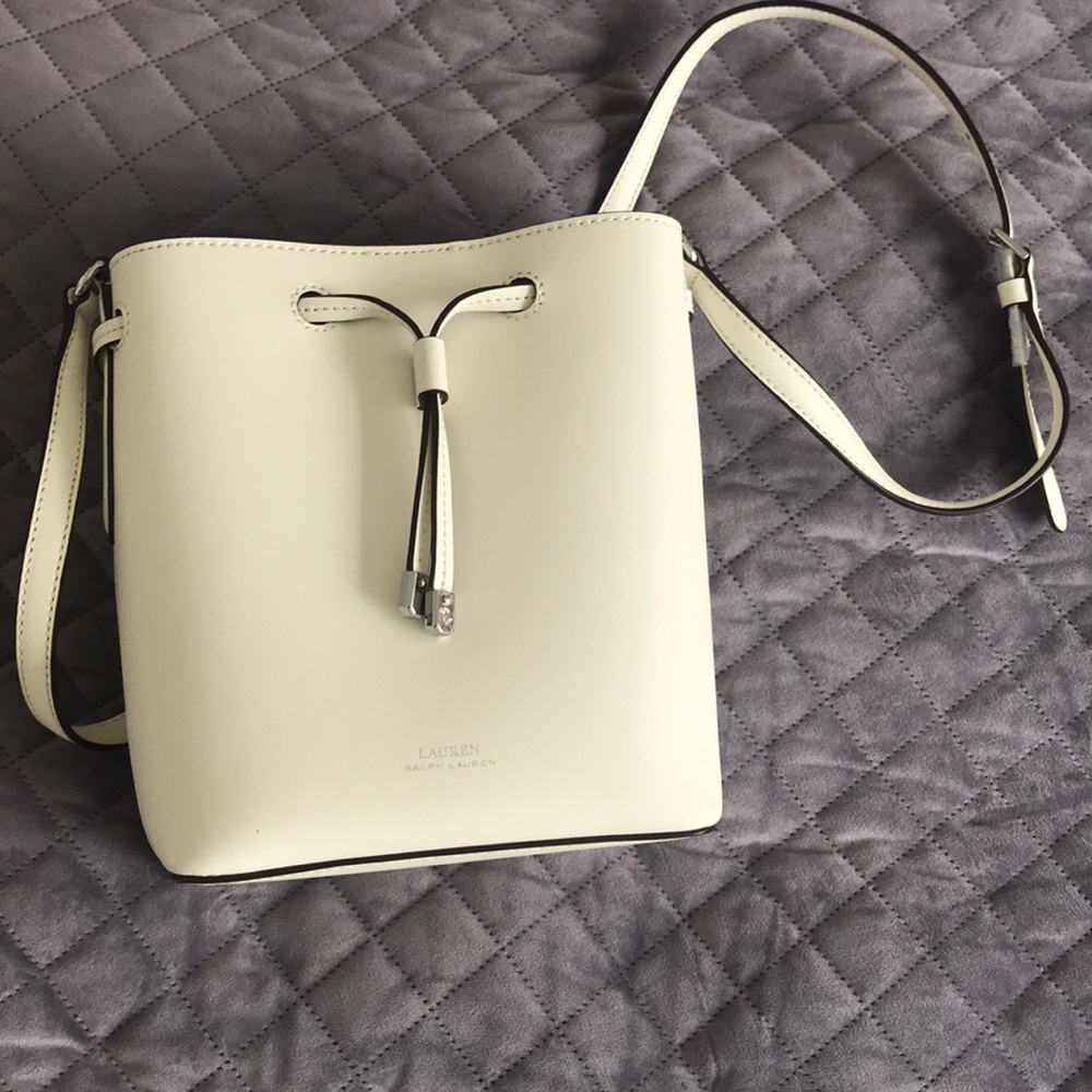 Leather bucket bag - brand new
